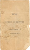 front page, school year 1852-53